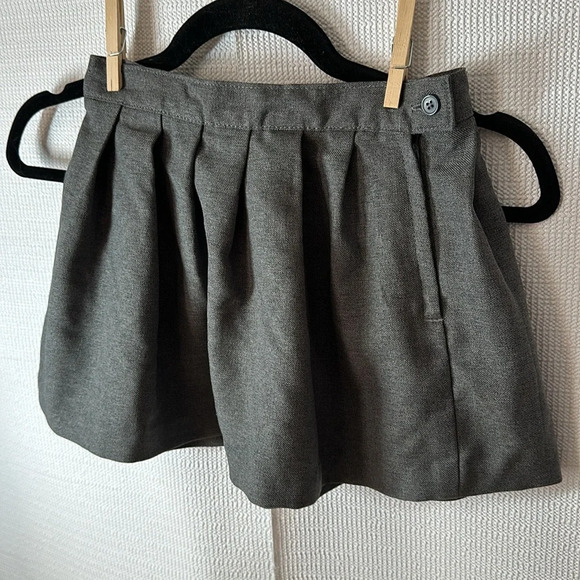 FRENCH TOAST Uniform Pleated Button Zipper Girls Skirt Adjustable Waist Size 6X - Picture 2 of 5